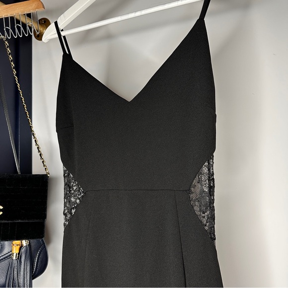 Windsor Mermaid Dress with Lace Panels and Short Train Floor Length - Picture 3 of 10